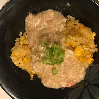 かにあんかけチャーハン